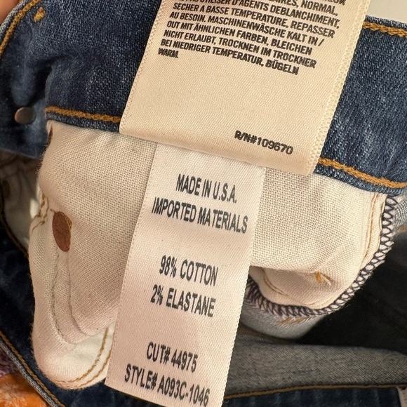 LIKE NEW- AGOLDE- HIGHRISE Nico Slimfit Crop Jeans - Picture 8 of 9